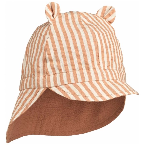 Gorm Solhat Stripe Mustard/White - LieWood → Luksusbaby.dk