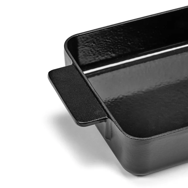 Serax - Surface Auflaufform aus Gusseisen, 37 x 28 cm, schwarz