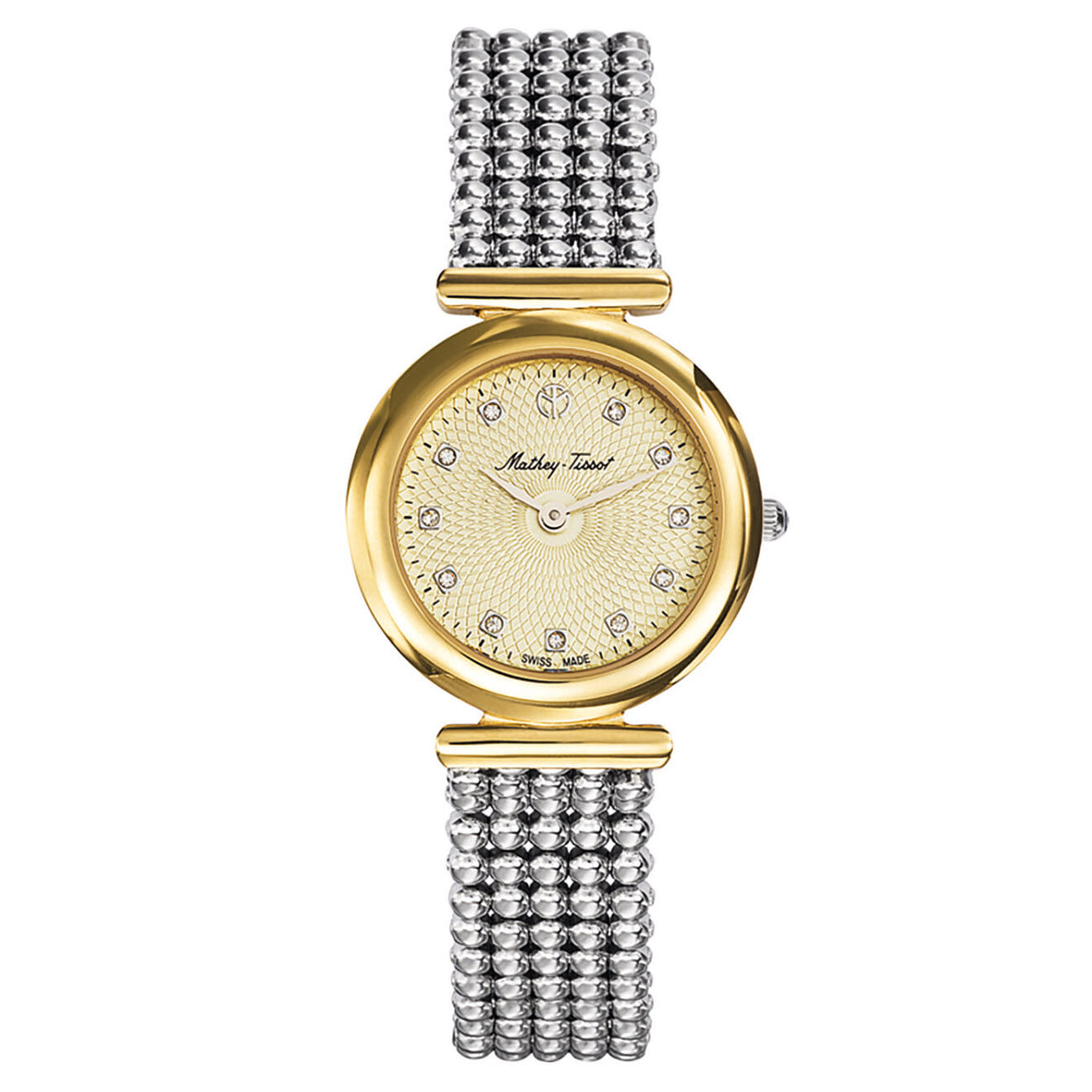 Mathey-Tissot Montre Femme Quartz en Acier Allure argenté/doré