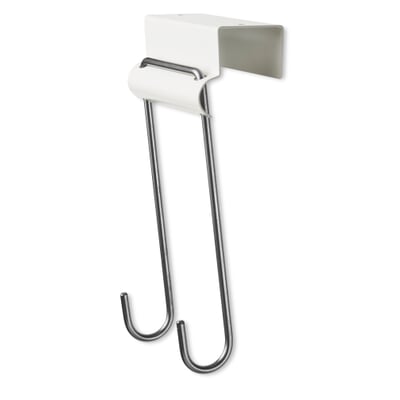 Türhaken Louis 40, RAL 9010 Reinweiß