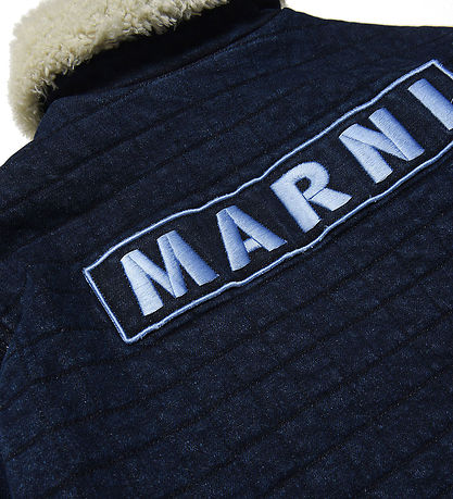 Marni Jeansjacke Mit Futter - Navy