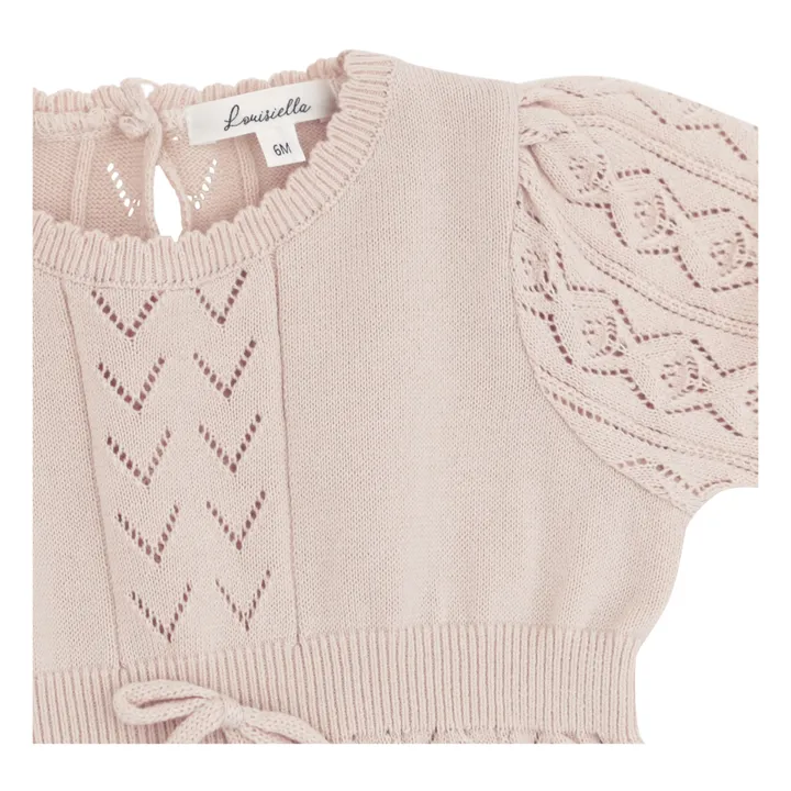 Louisiella Barboteuse Lone Maille | Rose