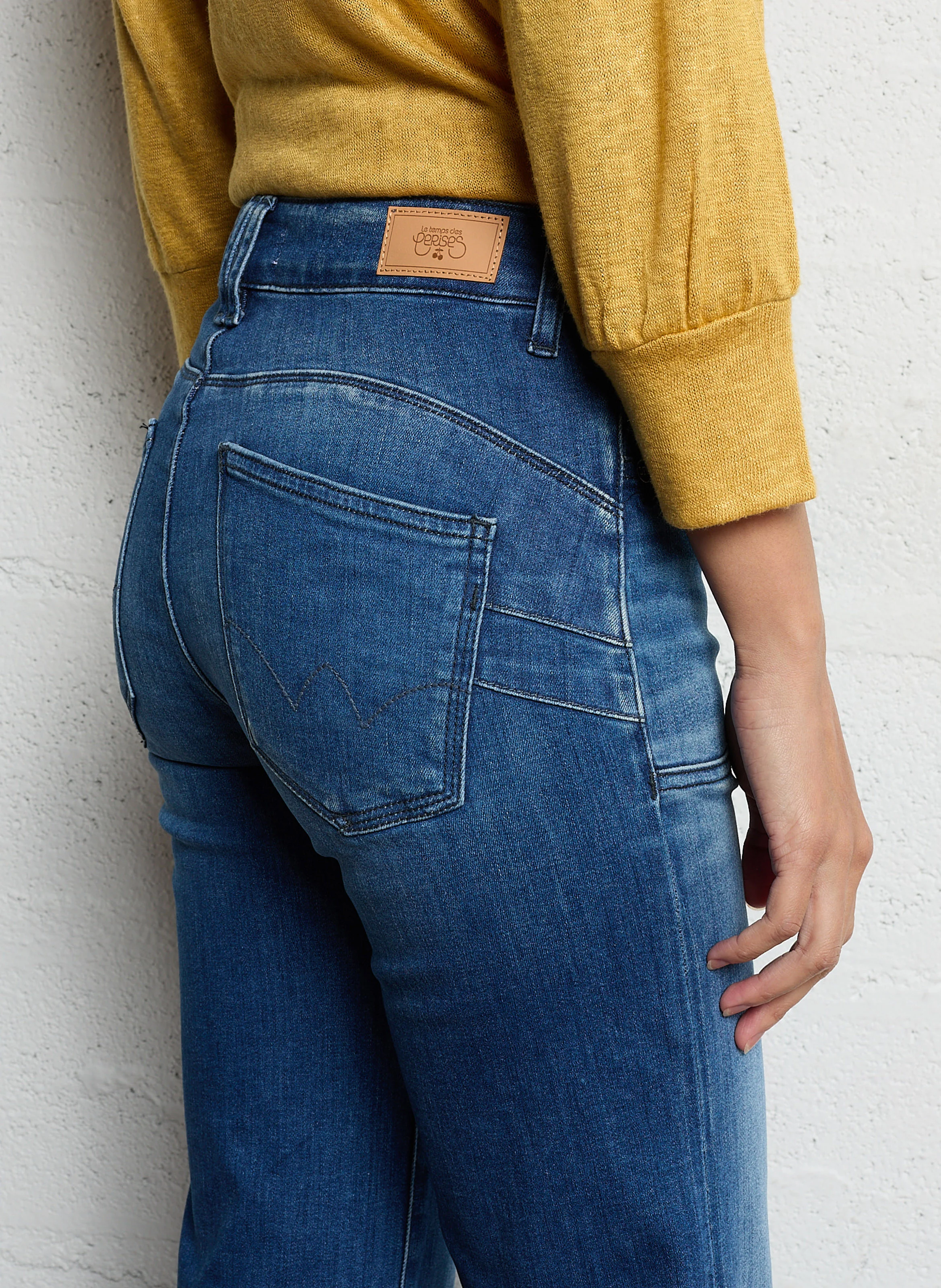 PULPHIFL - Jean flare en coton | Bleu