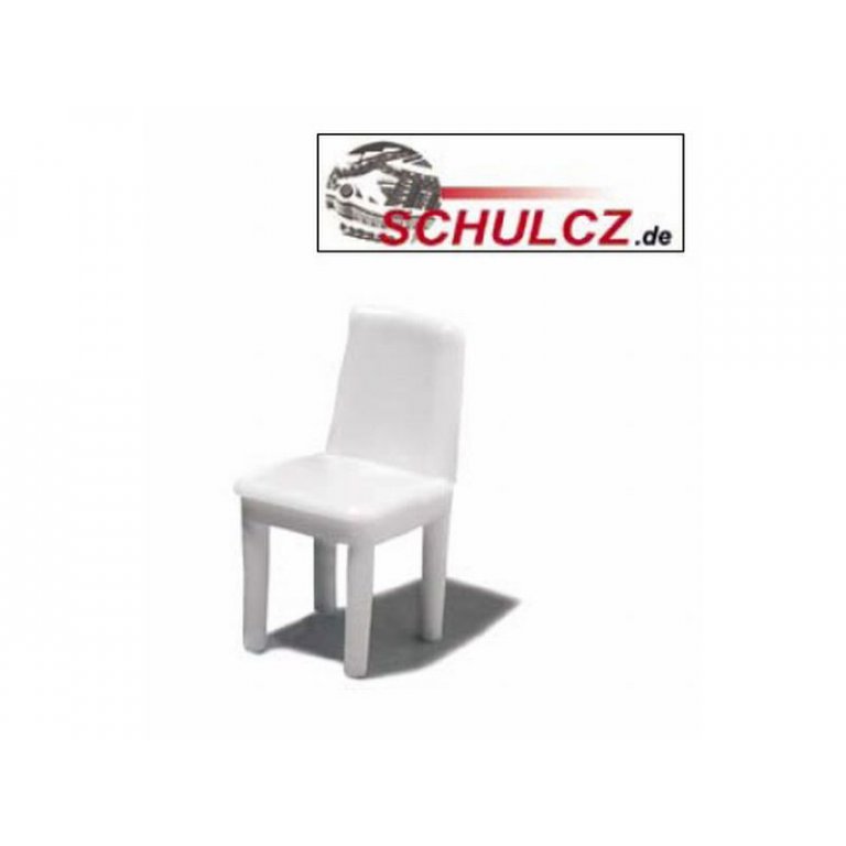 Stühle weiß, 1:25