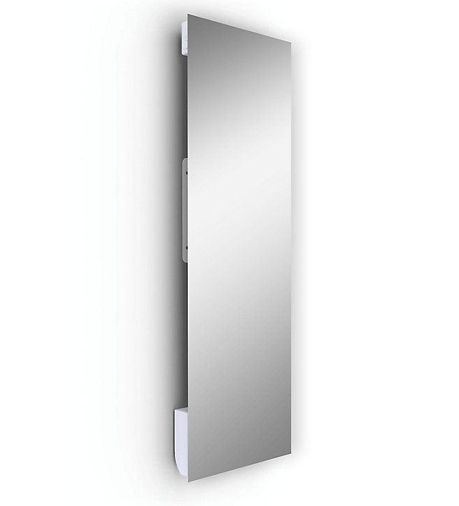 Radiateur électrique à rayonnement avec soufflerie Ilo Fanmix en verre design Miroir 1250W