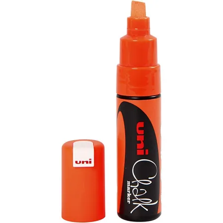 uni-ball Chalk Marker PWE-8K 8 mm Keilspitze, Orange