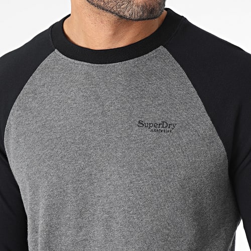 Tee Shirt Manches Longues M6010801A Gris Chiné