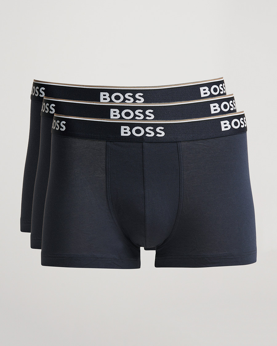 3-Pack Trunk Boxer Shorts Open Blue