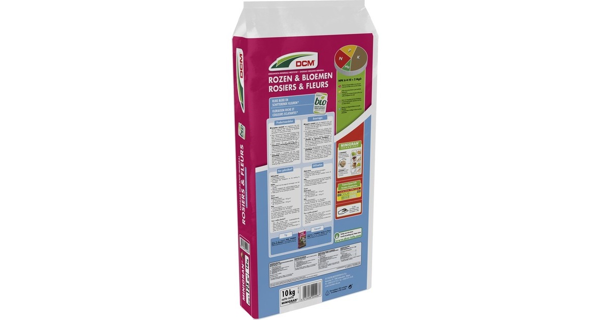 DCMMeststof Rozen & Bloemen 10 kg  (Tot 125 m²)