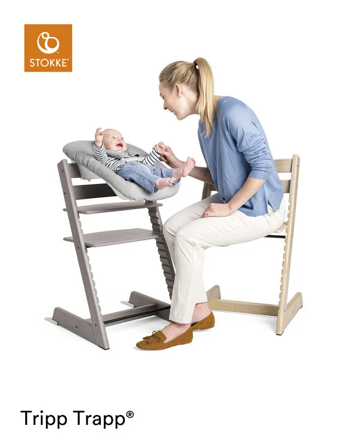 Stokke Tripp Trapp Chair Oak Black Sort