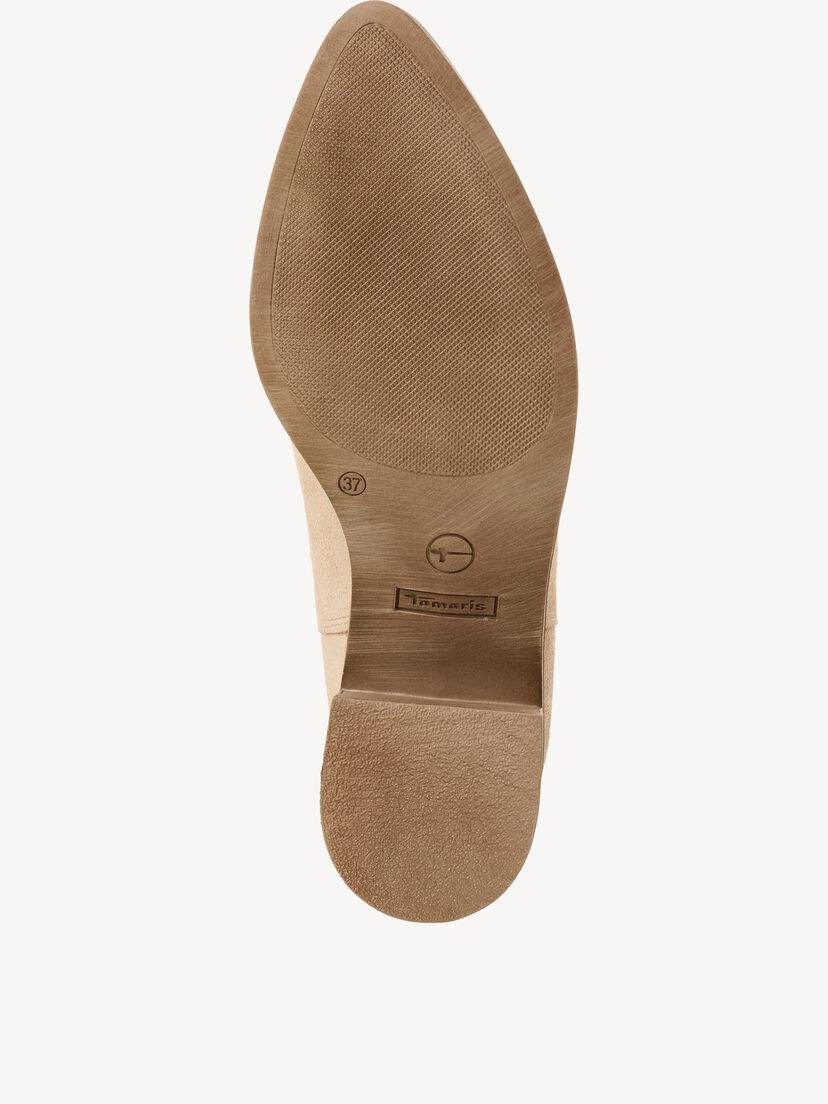 Leren Chelseaboot - beige