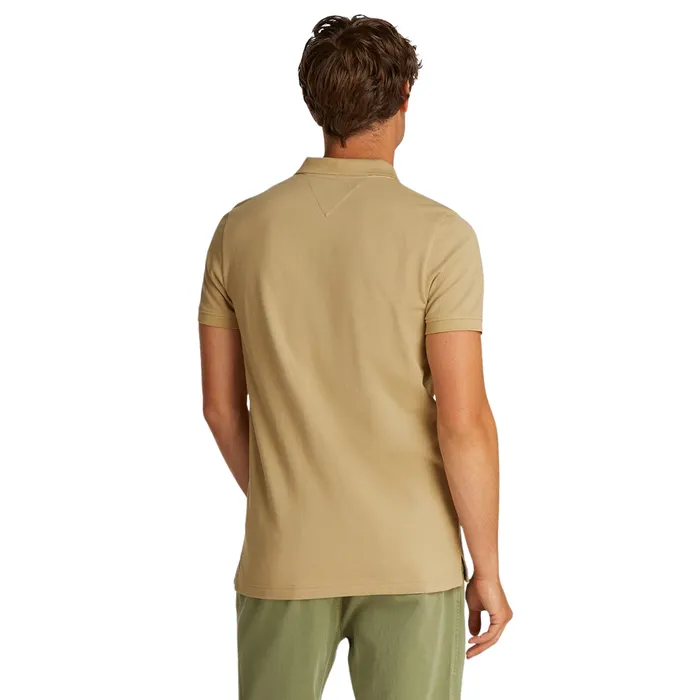 Tommy Hilfiger Slim Placket Flag Polo Heren