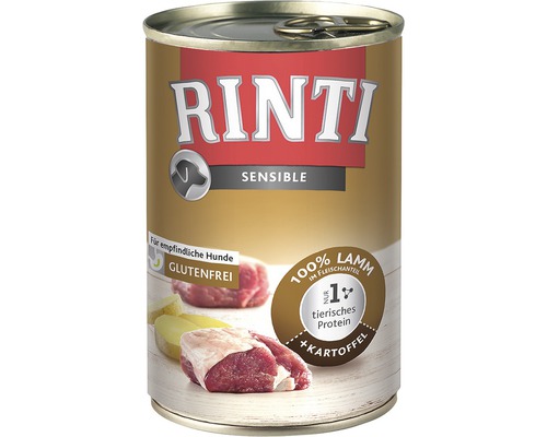 RINTI Sensitive Lam & Aardappel Natvoer voor Honden 400g