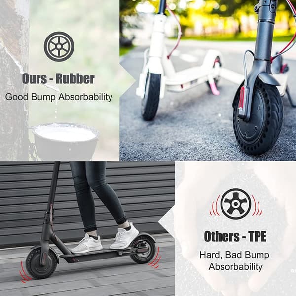 INF Punkteringssikre dekk til Xiaomi elektrisk scooter, 2-pakning