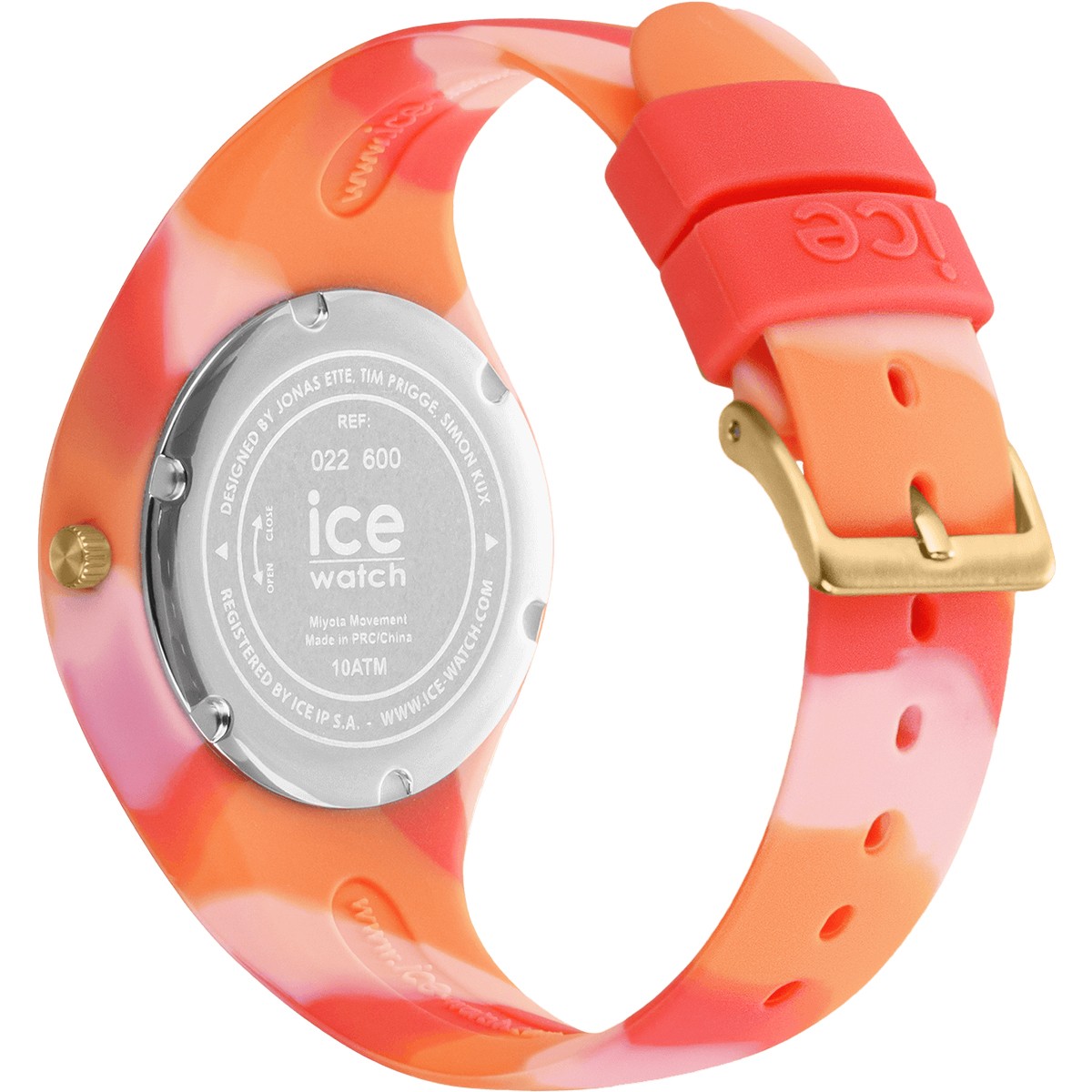 Montre à quartz - ICE tie & dye - Small - Sunrise