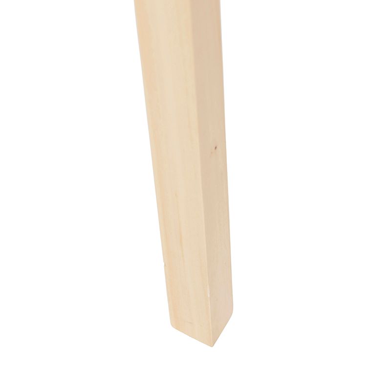 Vloerlamp tripod hout met peper kap 50 cm - Puros
