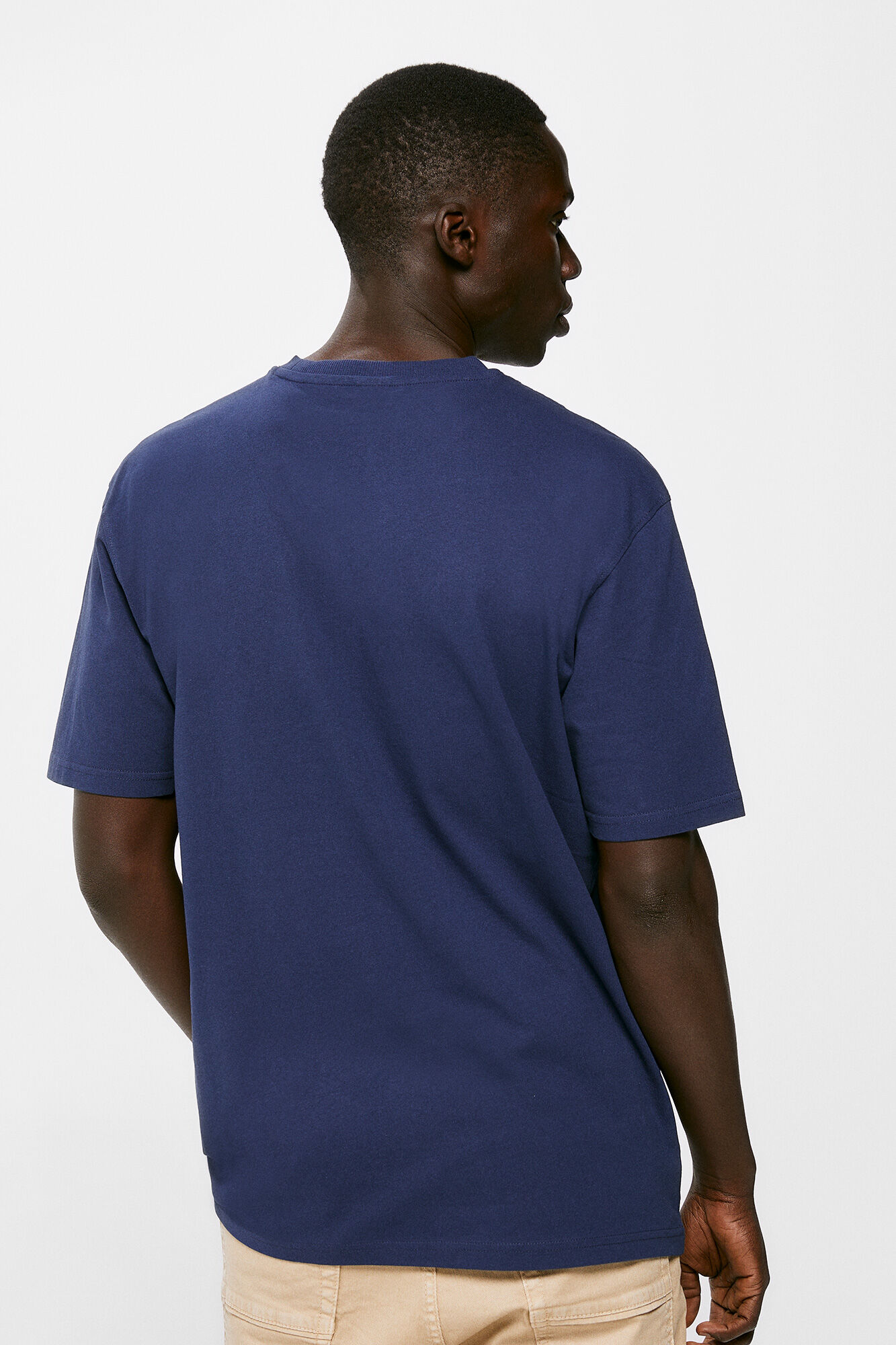 Camiseta com logo de árvore - azul médio
