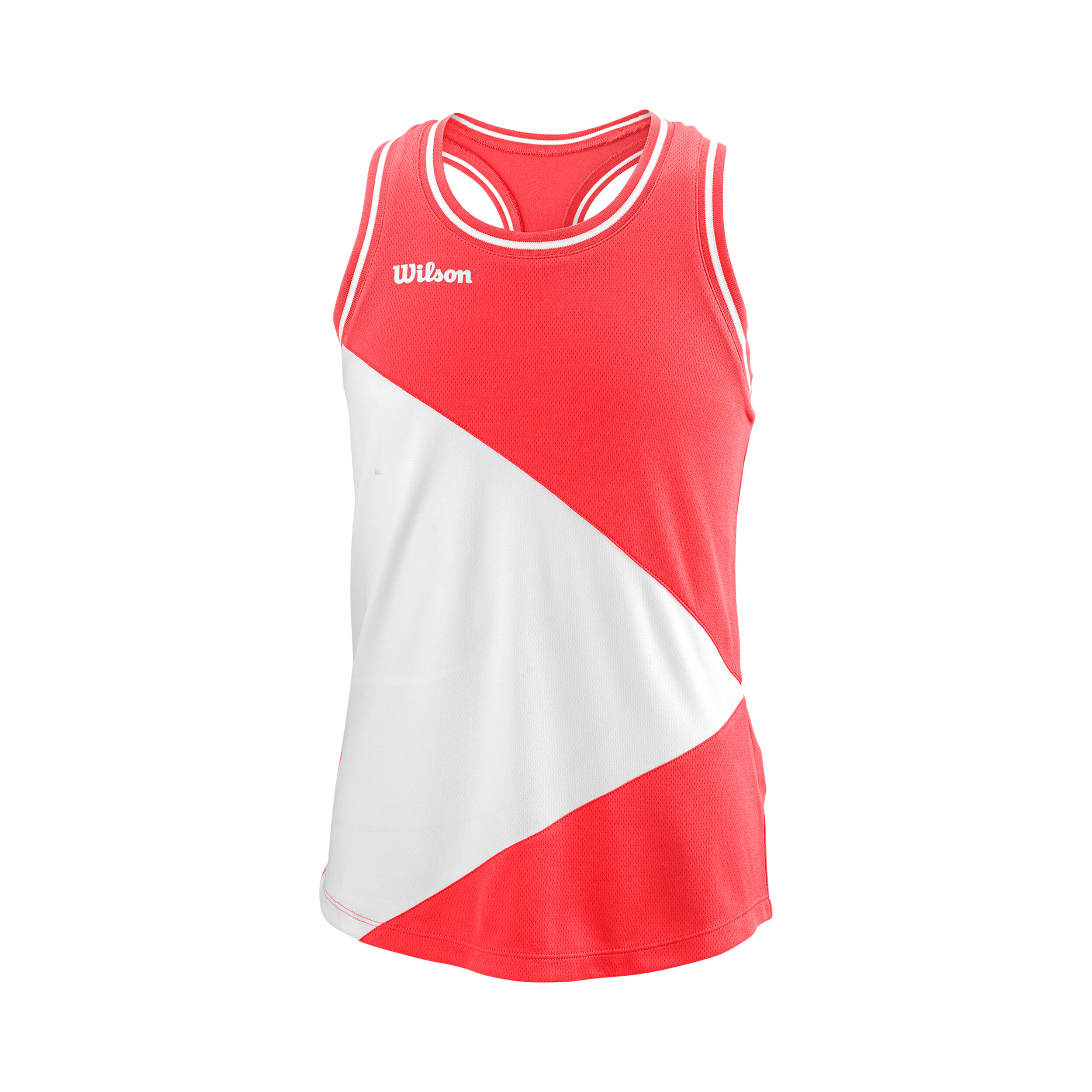 Wilson Team Débardeur Tank Top Filles - Corail , Blanc