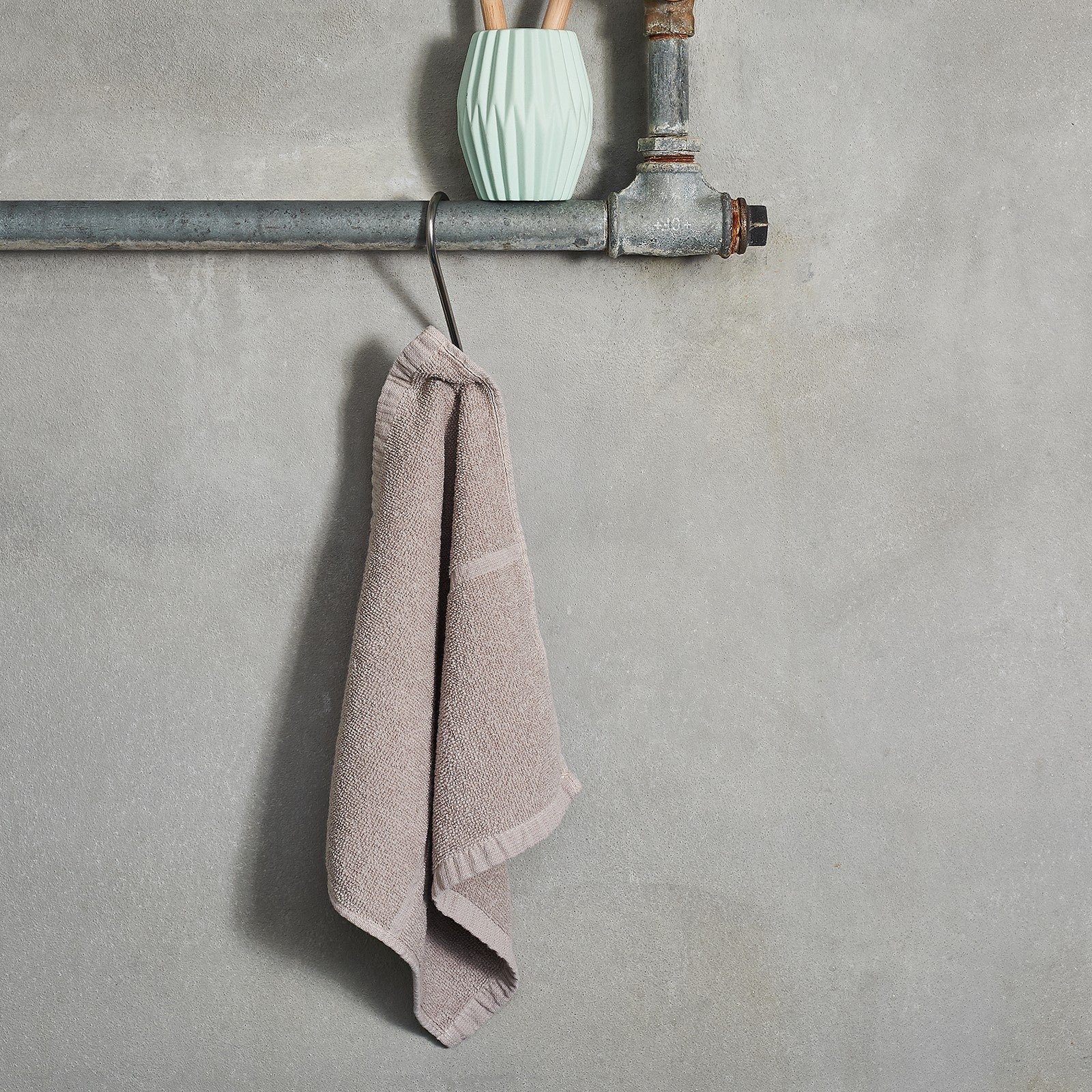Tilda taupe, Waschlappen 30x30 cm