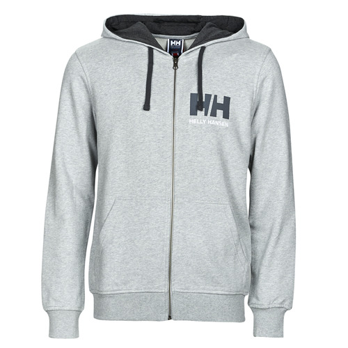 Helly Hansen - HH LOGO FULL ZIP HOODIE - Gris