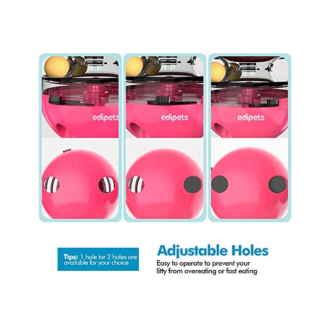 Brinquedo interativo rosa para gatos Edipets