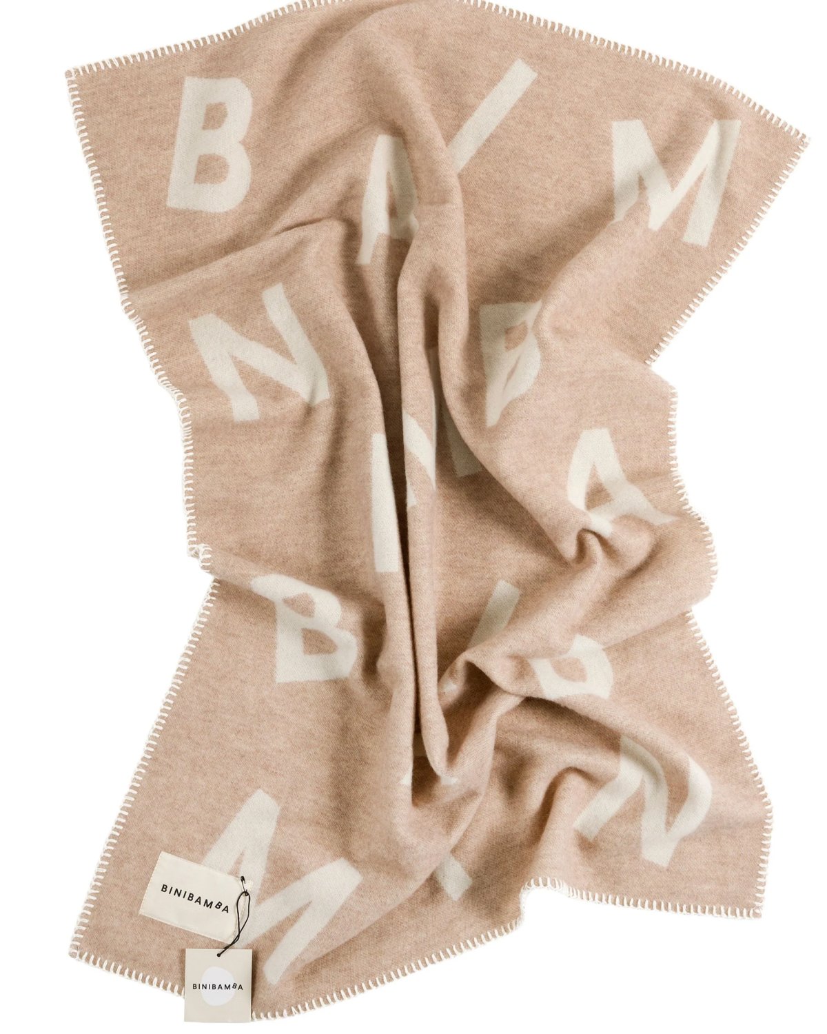 Babyteppe Ull, Tykt – 100% Merino, Ubehandlet | Alphabet Biniblanket