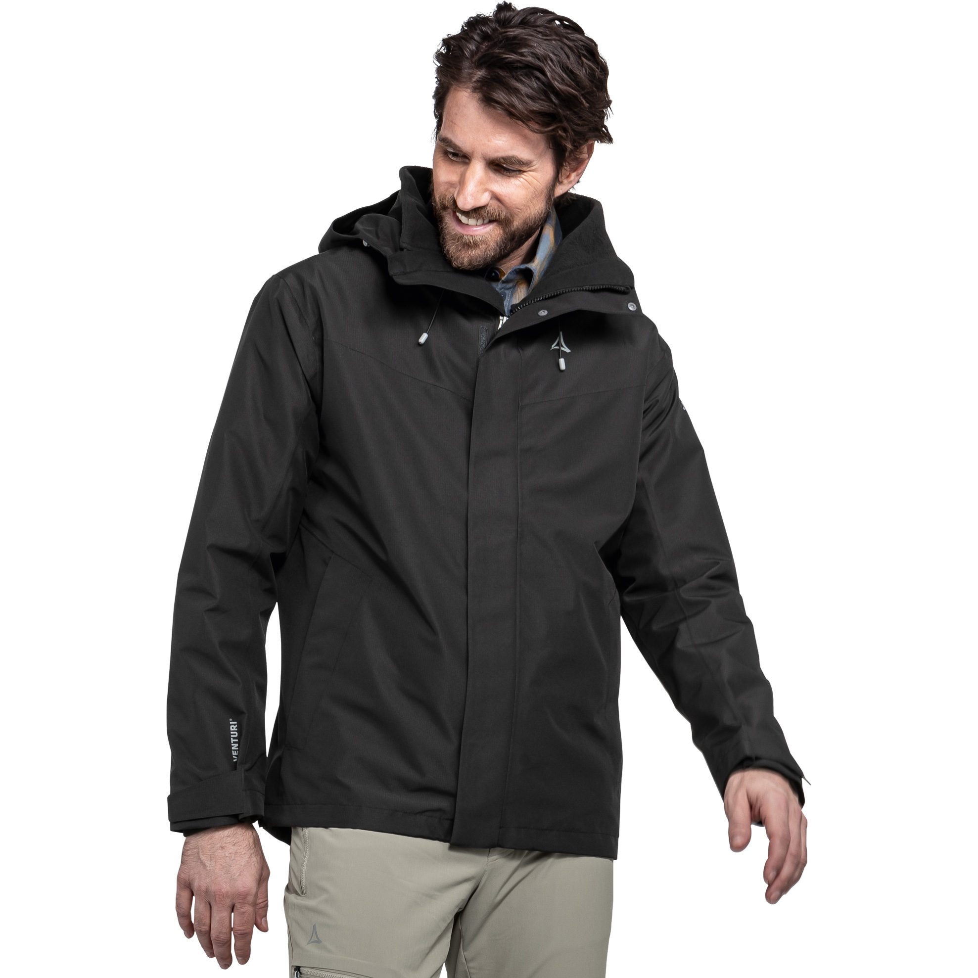 Schöffel 3in1 Okere Hardshelljacke Herren schwarz