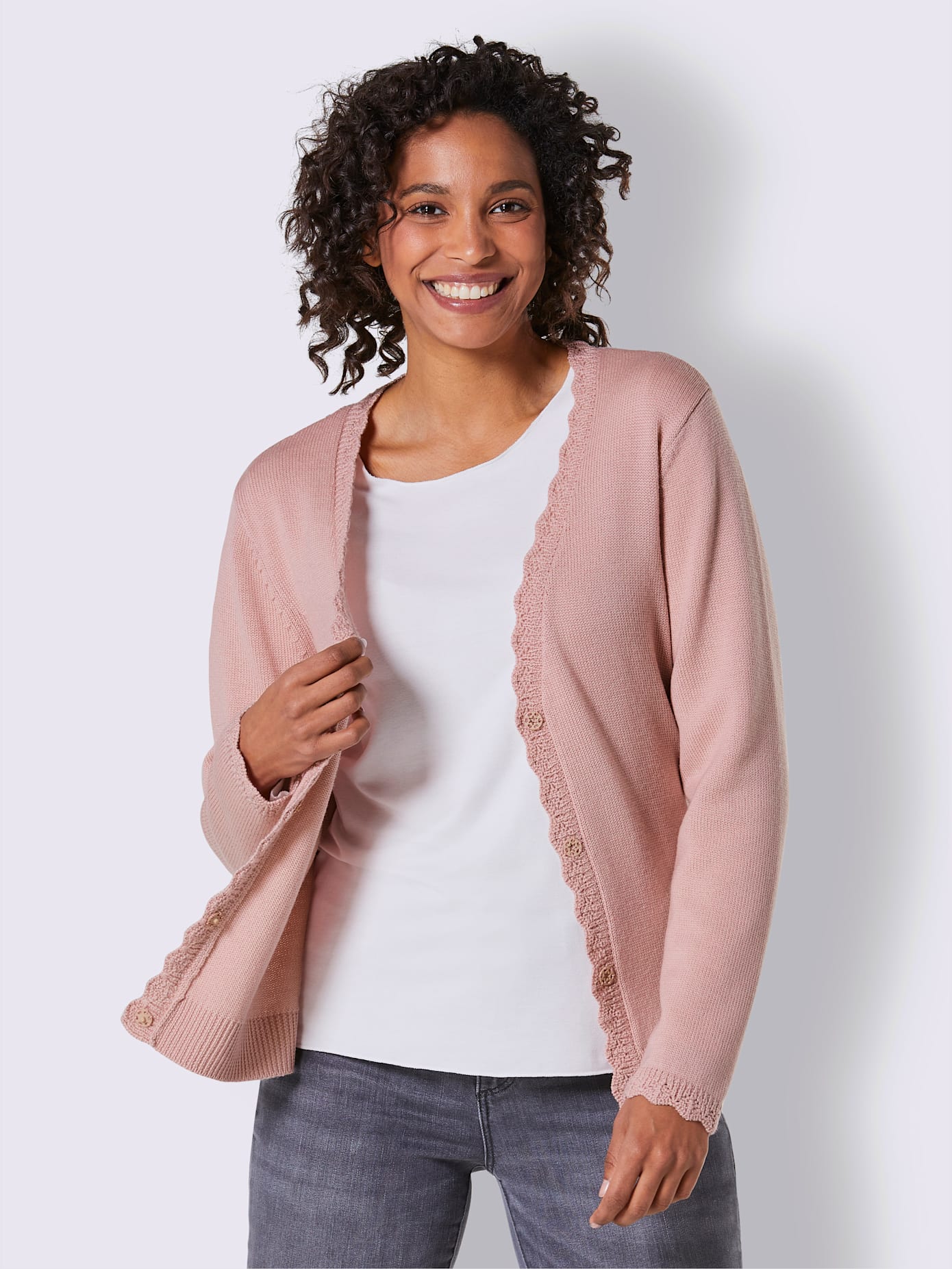 Veste en tricot et mérinos pure laine mérinos