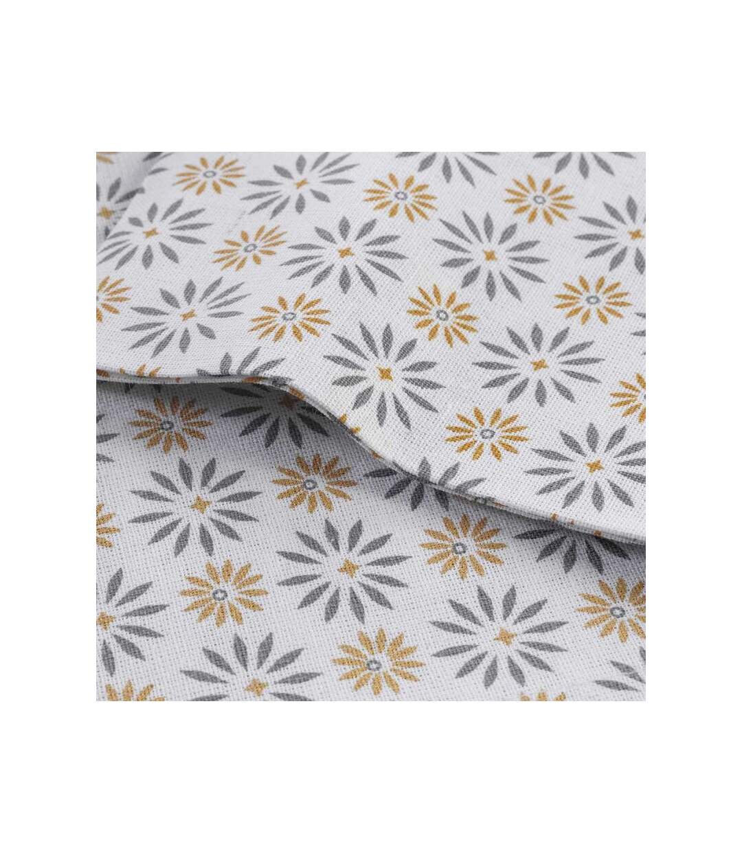 Lot de 3 Serviettes de Table Floreor 40x40cm Gris