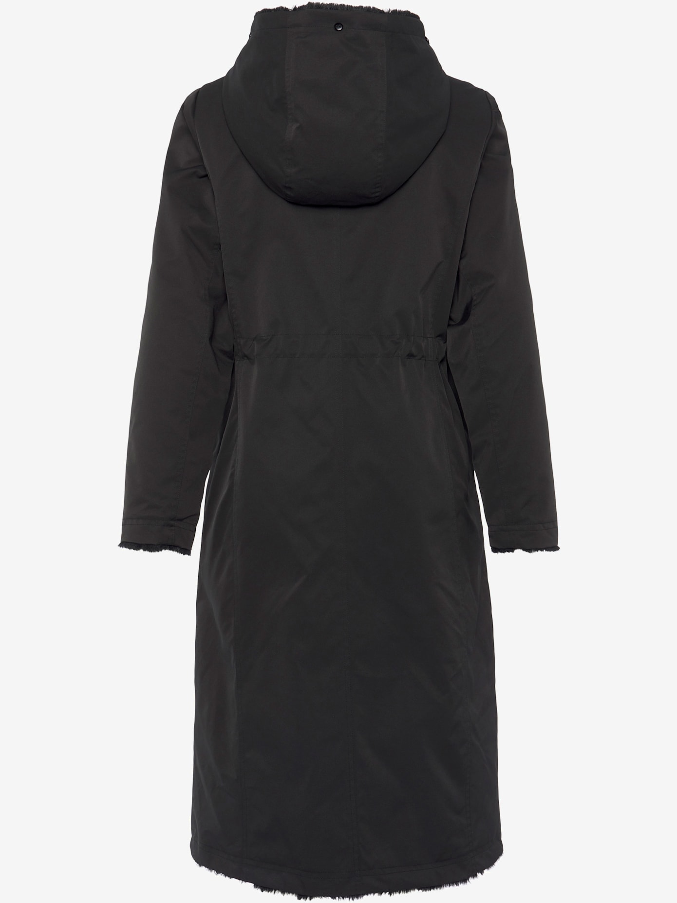 Manteau de mi-saison en imitation fourrure