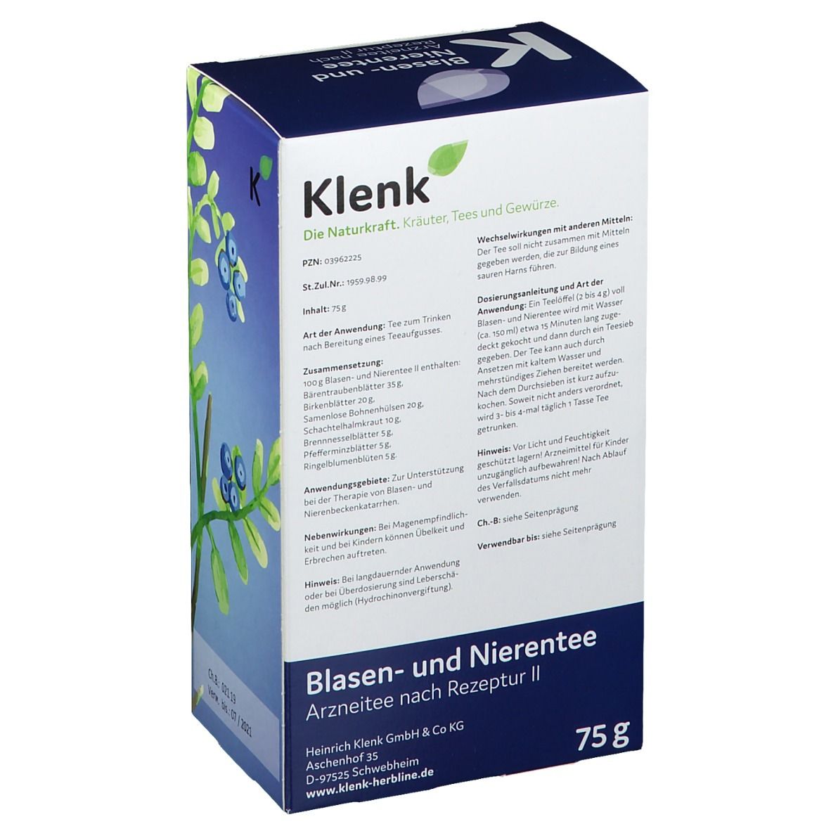 Blasen- & Nierentee II Arznei-Tee