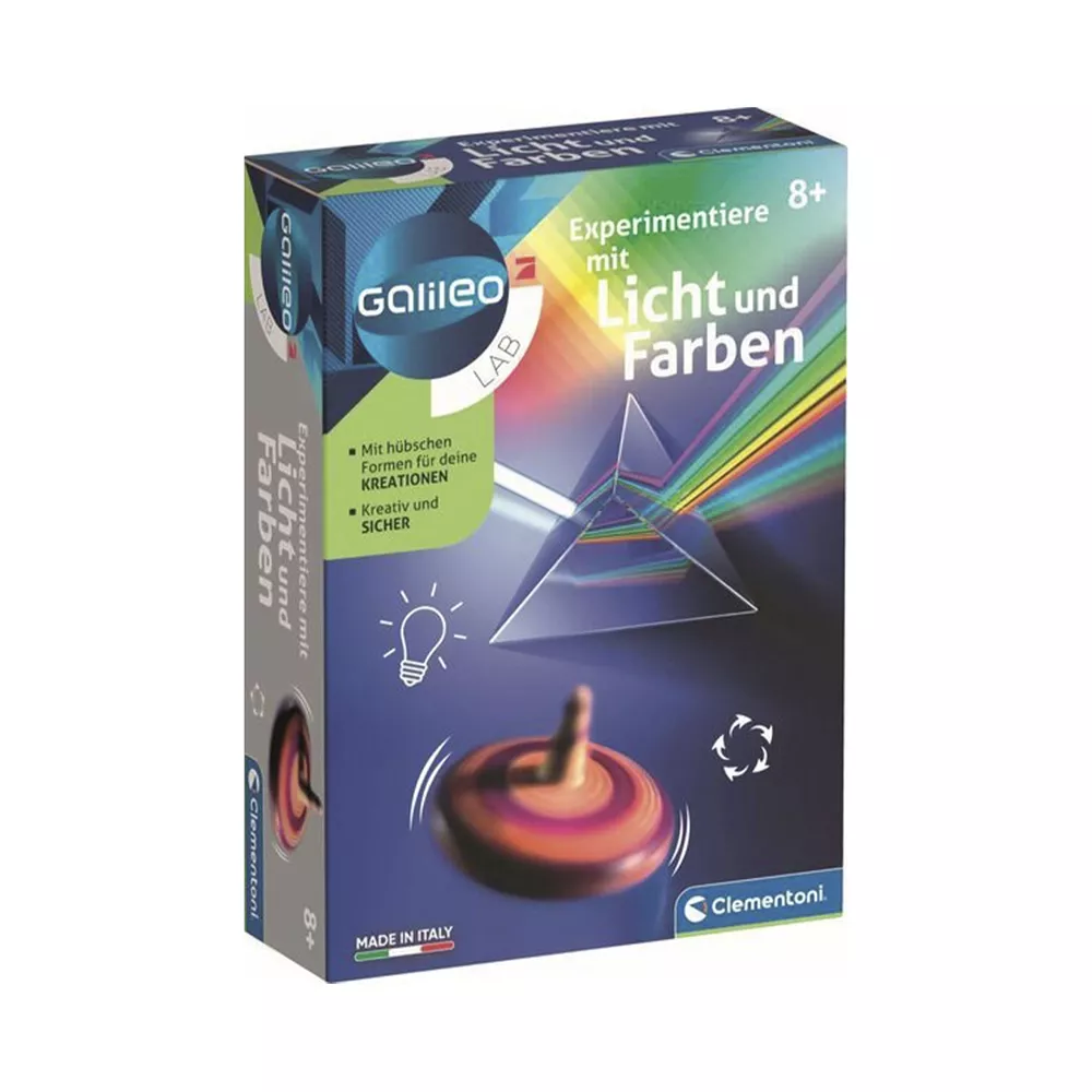 Clementoni Galileo Experimentiere mit Licht und Farben
