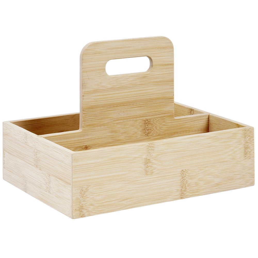 Plateau de rangement en bambou