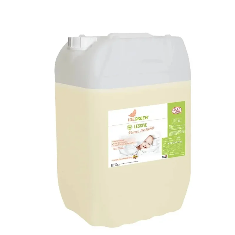 IDEGREEN - Lessive linge peaux sensibles - Ecocert - 20L