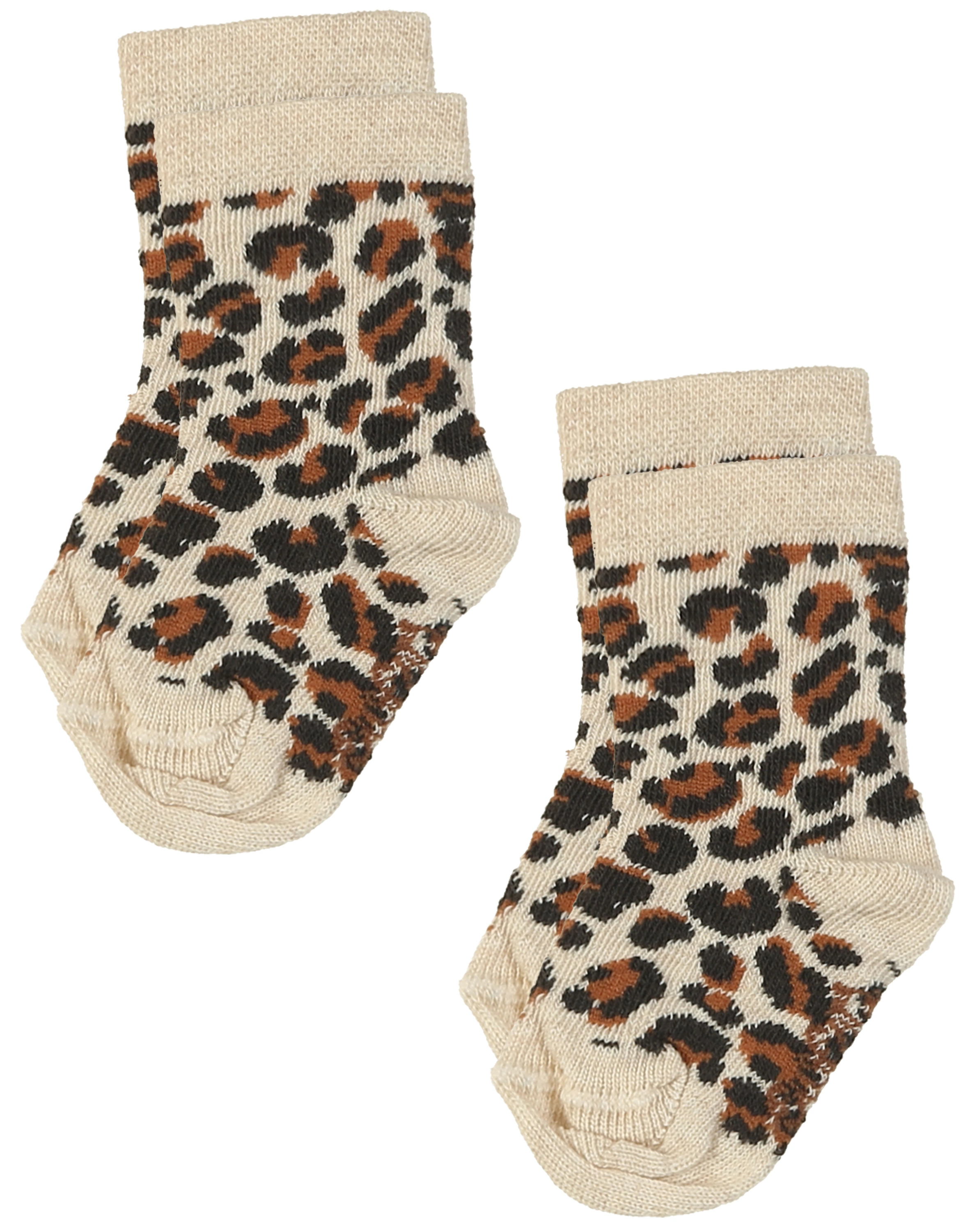 Socken LEO 4er-Pack in aprticot/beige