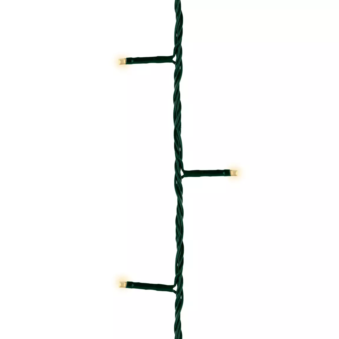 Guirlande lumineuse 18,70 m 250 LED câble vert Raccordable Blanc chaud