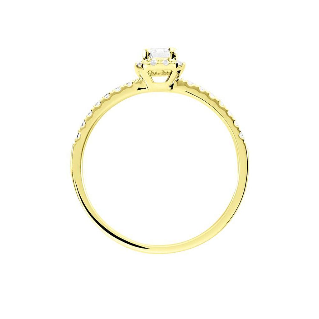 Bague Solitaire Barbara Or Jaune Diamant