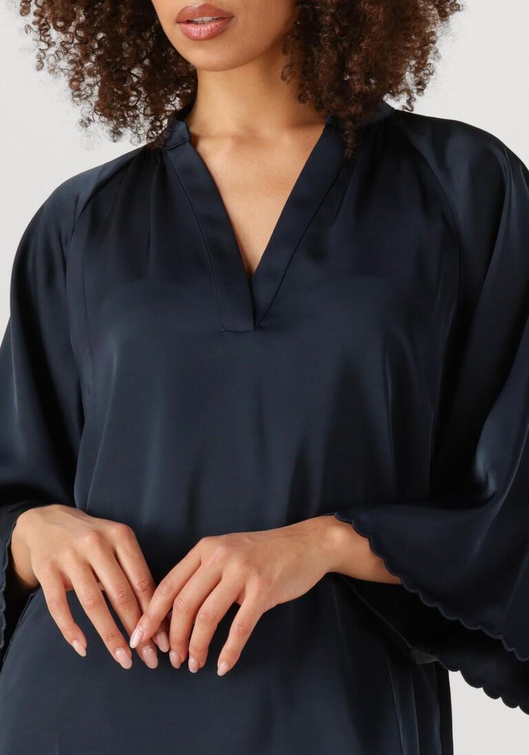 donkerblauwe bruuns bazaar blouses bbwinny blouse