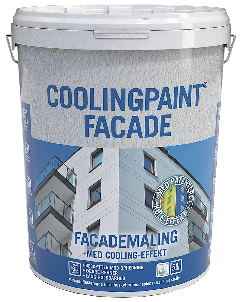 Coolingpaint Facademaling 5 L - hvid