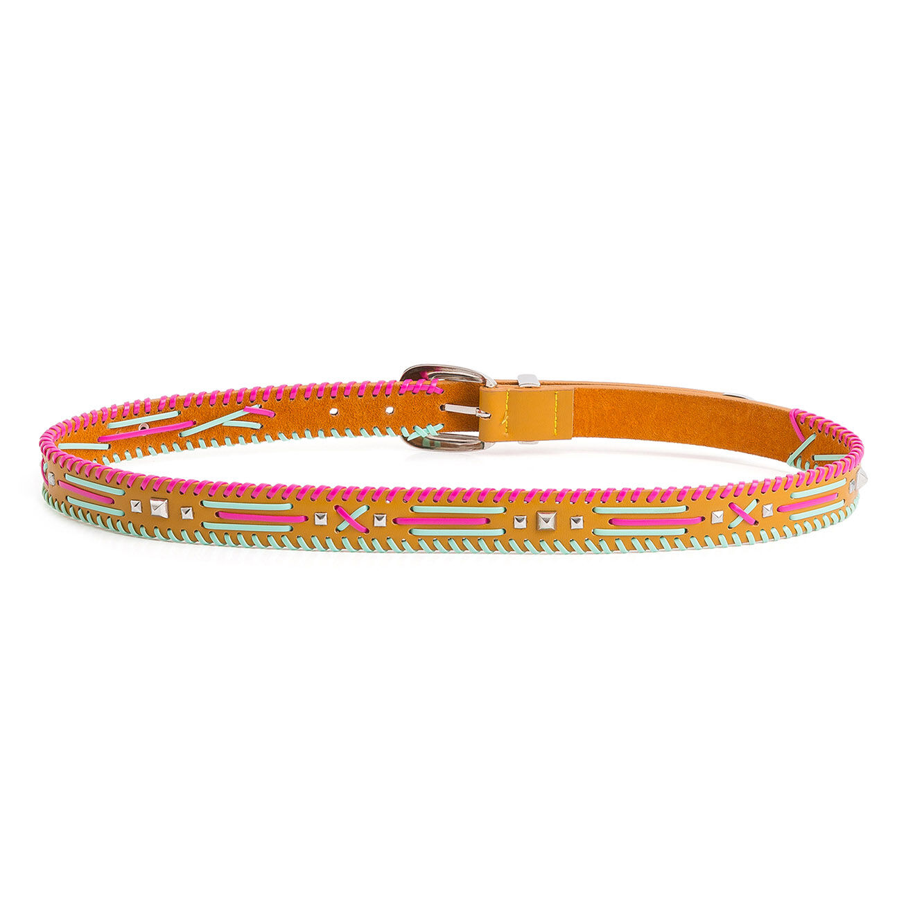Wild Ceinture en Cuir Dinka ocre