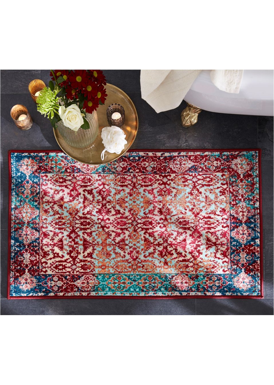 Tapis de salle de bain style vintage