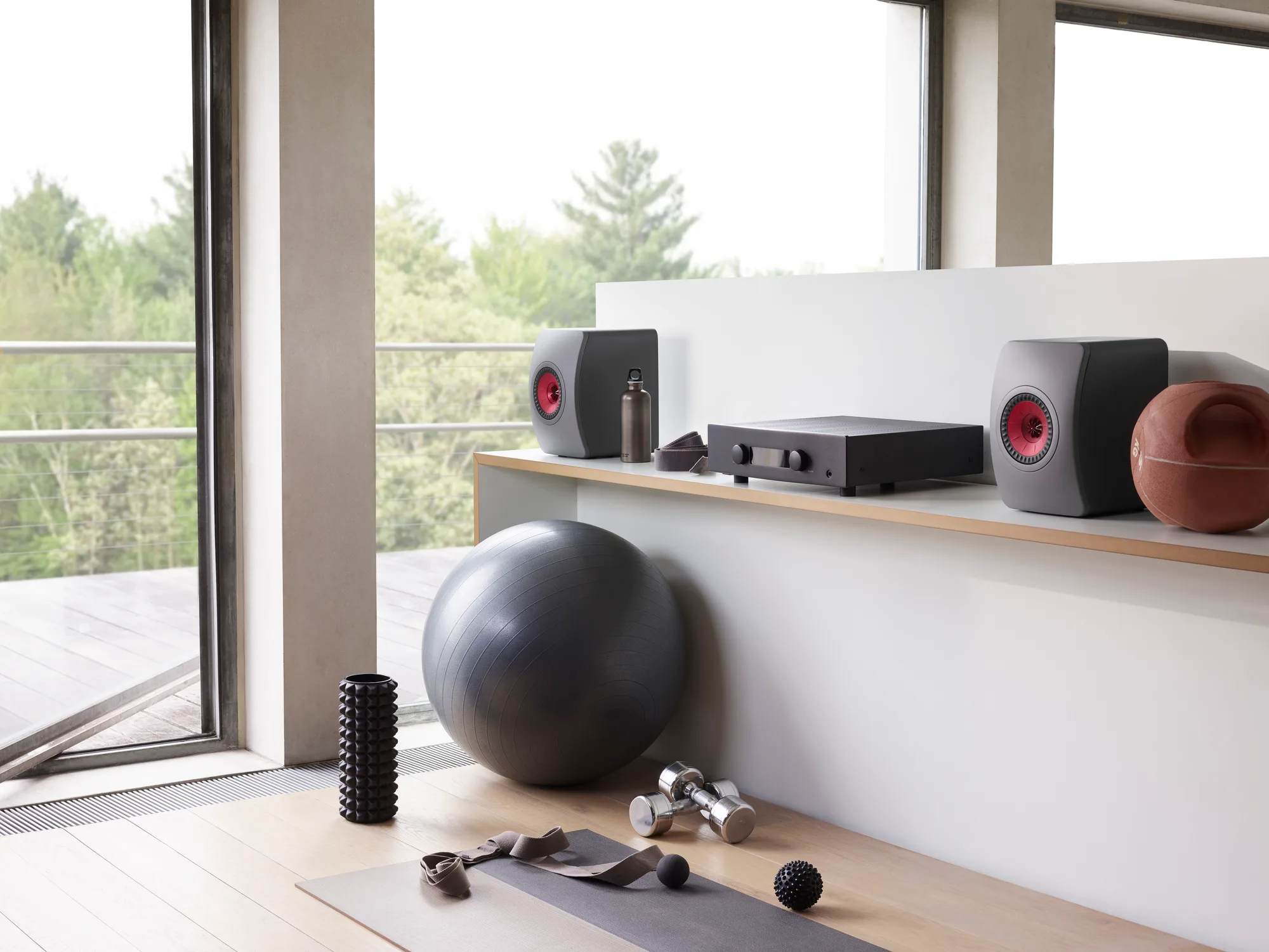 KEF LS50 Meta Titane mat (la paire) Enceintes bibliothèque