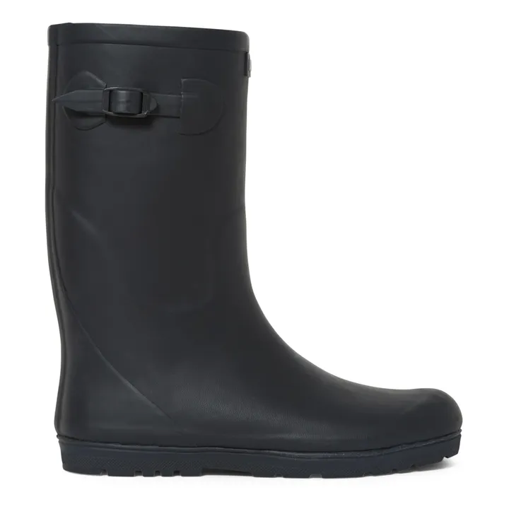 Aigle Bottes De Pluie Woody-Pop Fourrées | Bleu marine