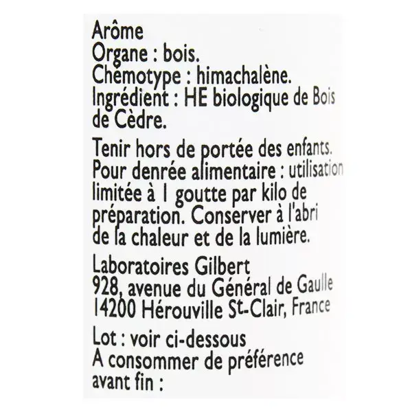Le Comptoir Aroma Óleo Essencial de Cedro 10ml