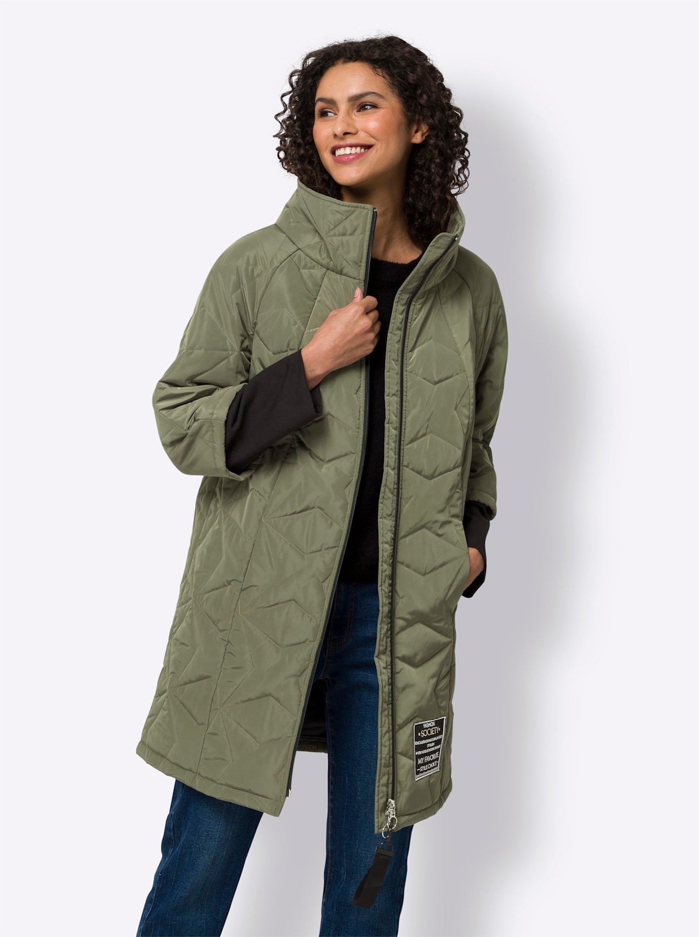 heine Langjacke ohne Kapuze