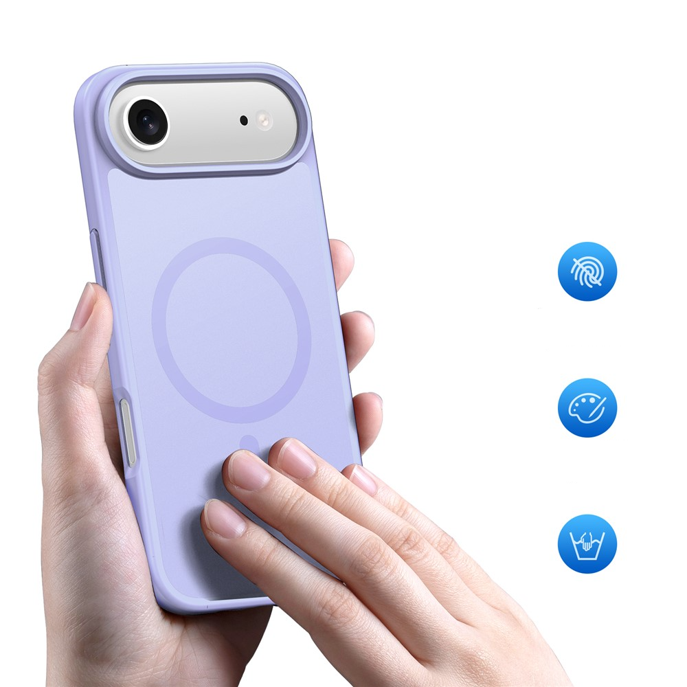 iPhone Air MagSafe Hybrid Hardcase Hülle mit TPU Bumper - Lila