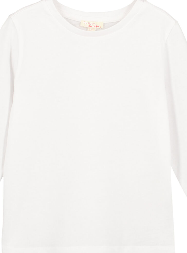 Tshirt Uni BLANC Manches longues