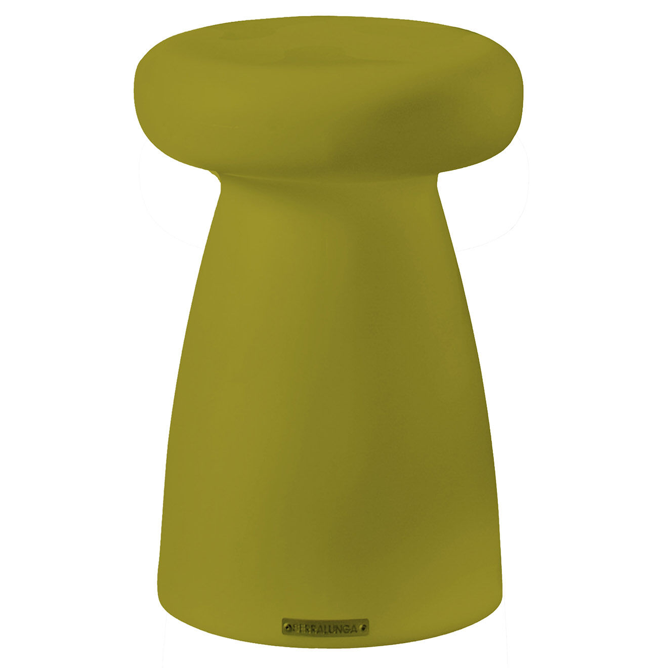 Serralunga Tabouret Porcino Design par Aldo Cibic olives cerignoles - D.35x50 cm