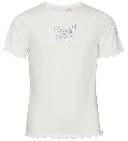 Vero Moda Girl T-Shirt - VmLilo - Snow White/Fliege