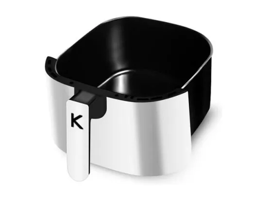 Friteuse Sans Huile De 6.5l 8 Programmes Airmed6 White De Kitchencook